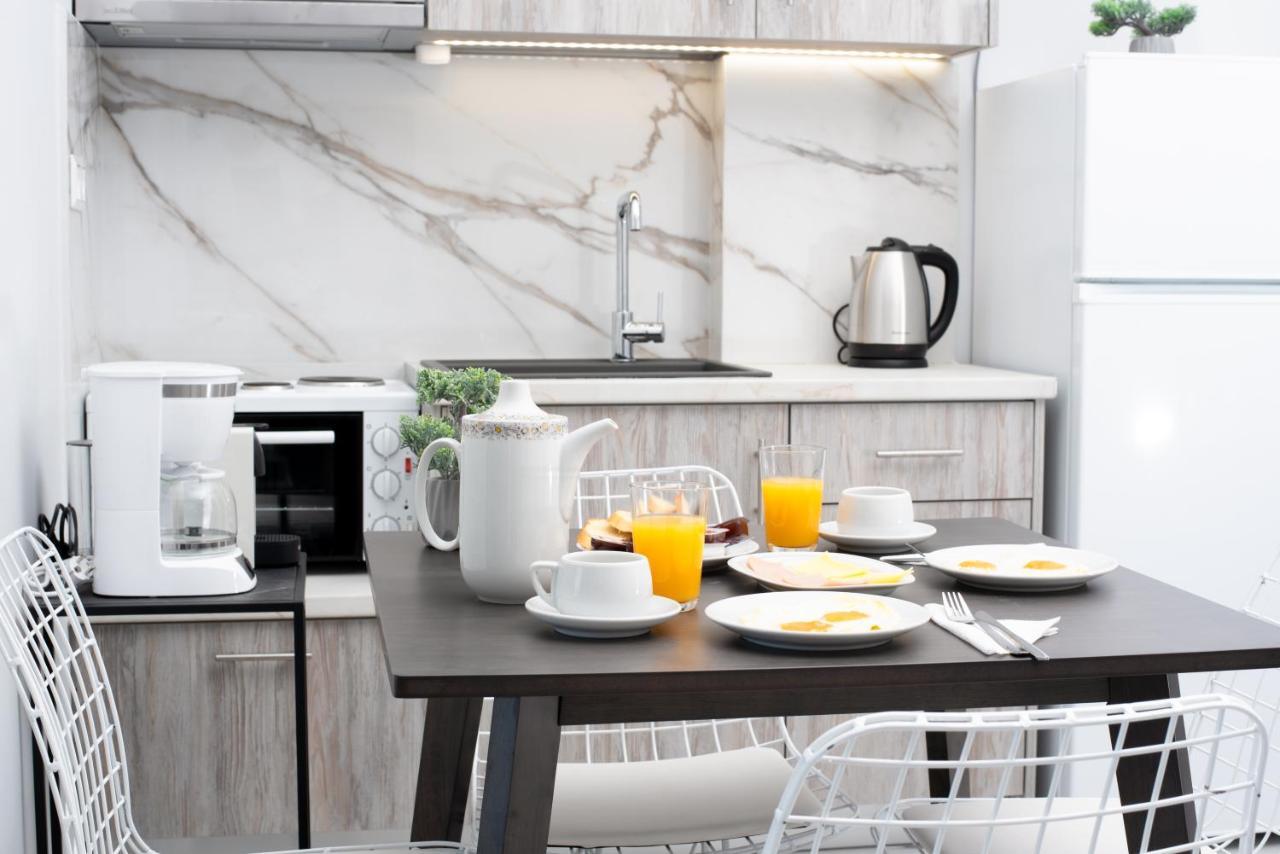 Mk Summer Breeze Luxury Apartments Agia Pelagia Exteriör bild