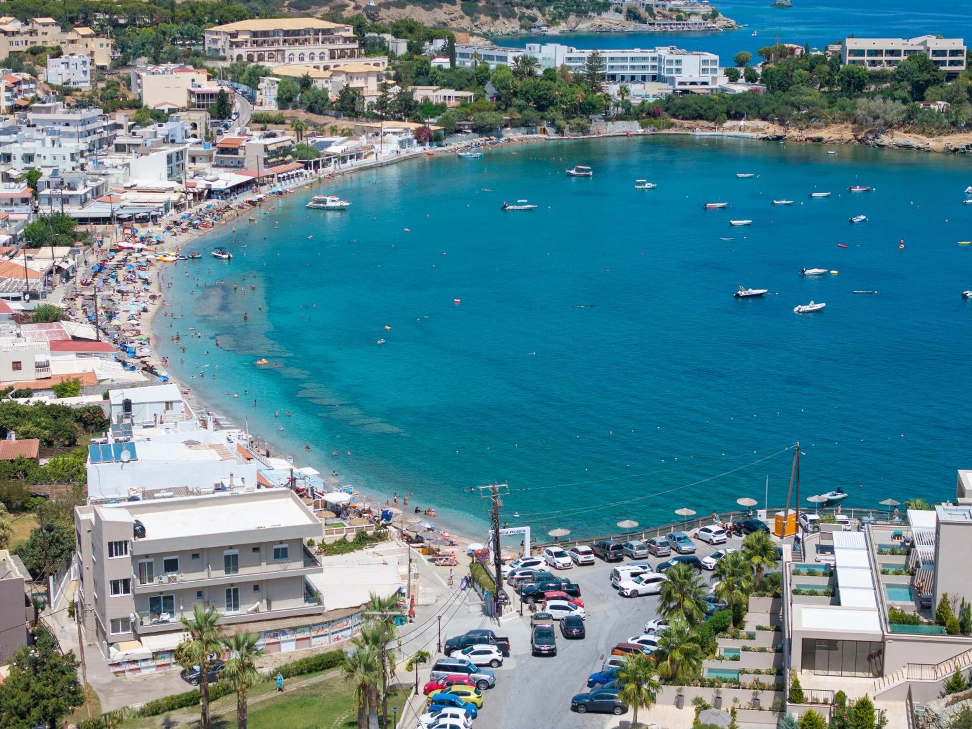 Mk Summer Breeze Luxury Apartments Agia Pelagia Exteriör bild