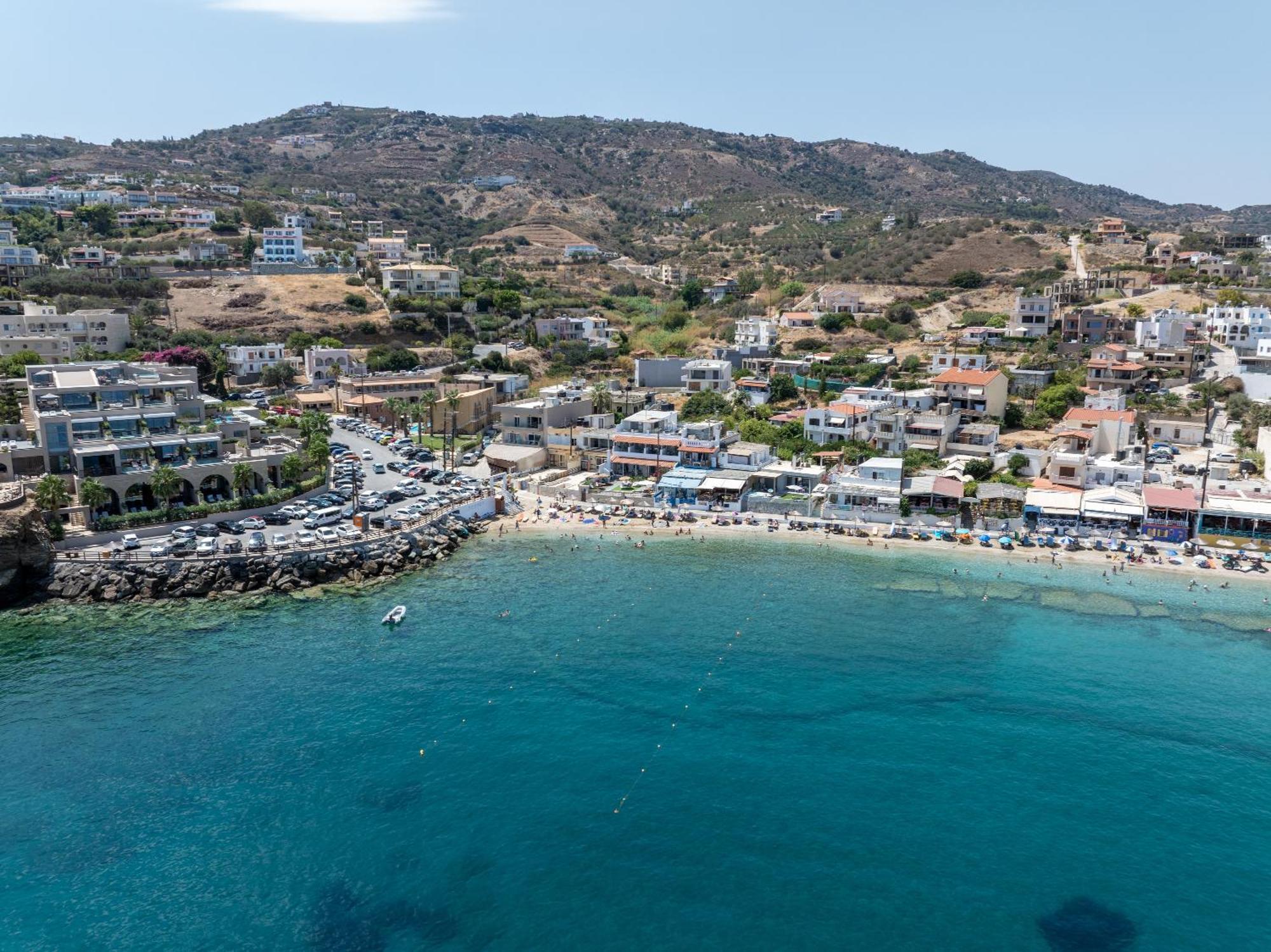 Mk Summer Breeze Luxury Apartments Agia Pelagia Exteriör bild